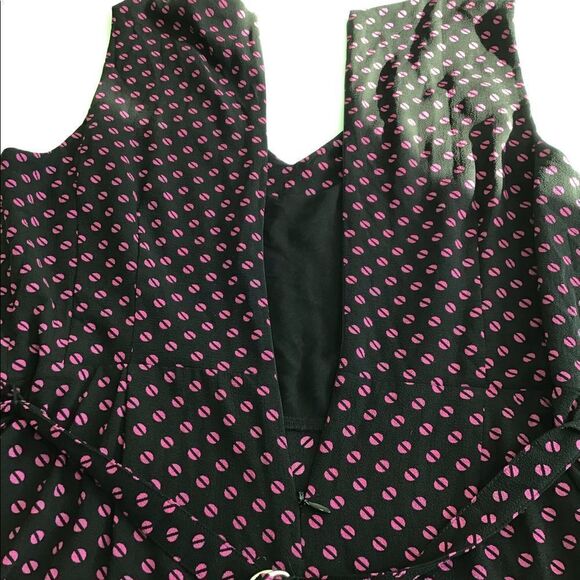 MICHAEL Michael Kors Polka Dot Crop Jumpsuit Sz 12 - Picture 9 of 15